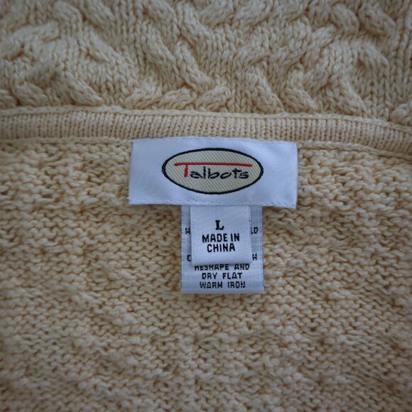 Talbots Knit Sweater with Sailor Collar | L - Picture 3 of 7